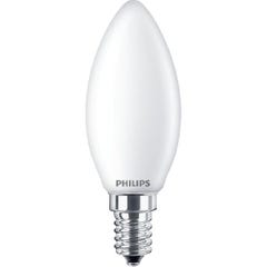 Ampoule LED bougie PHILIPS - EyeComfort - 6,5W - 806 lumens - 2700K - E14 - 93009 0