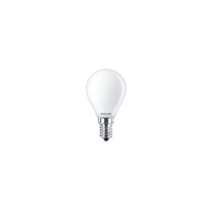 Ampoule LED sphéroïdale PHILIPS - EyeComfort - 6,5W - 806 lumens - 2700K - E14 - 93018 0
