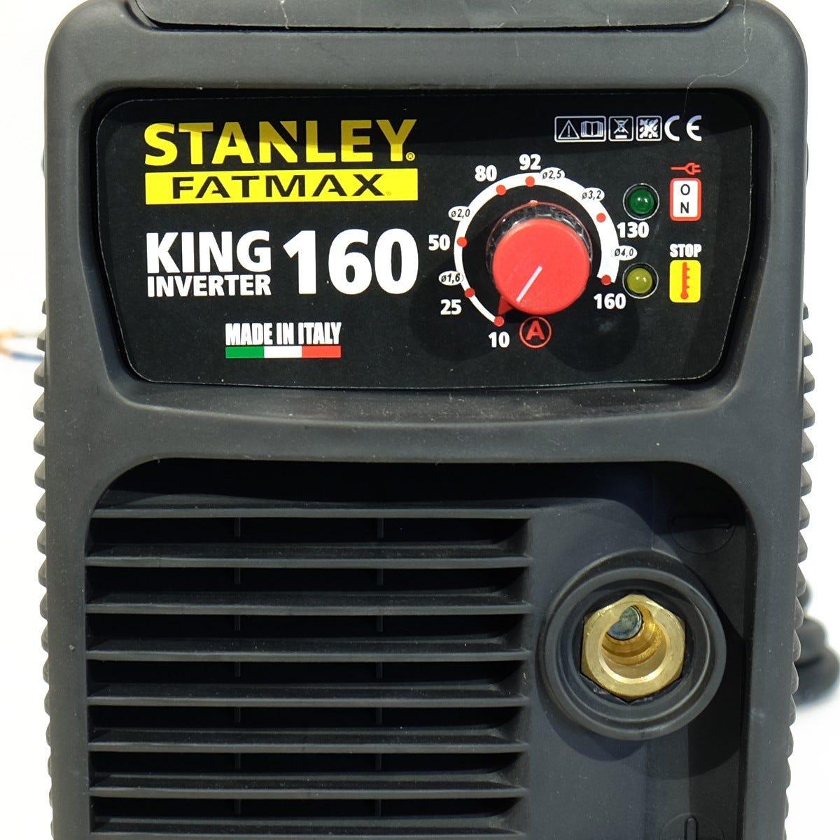 Poste à souder Inverter KING160 Facteur de marche 100% Stanley Fatmax MMA + Cagoule Stanley Automatique 9/13 2