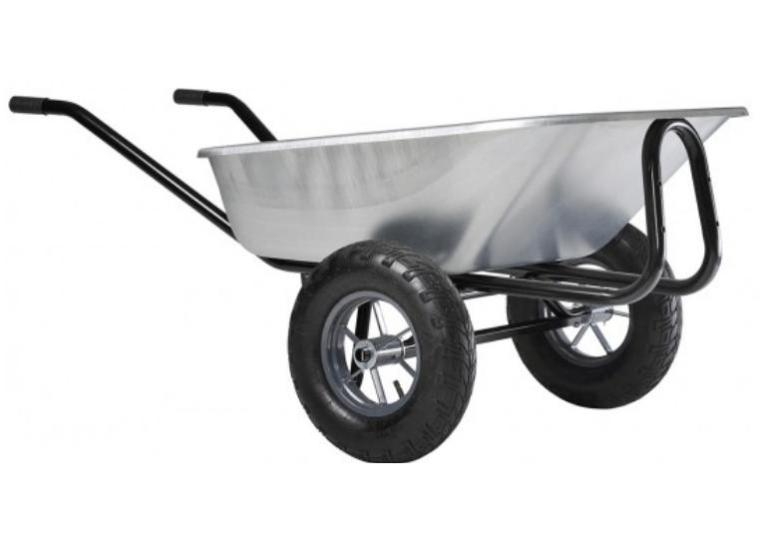 Brouette EXPERT TWIN PREMIUM 150 galva roues gonflées - HAEMMERLIN - 306015201