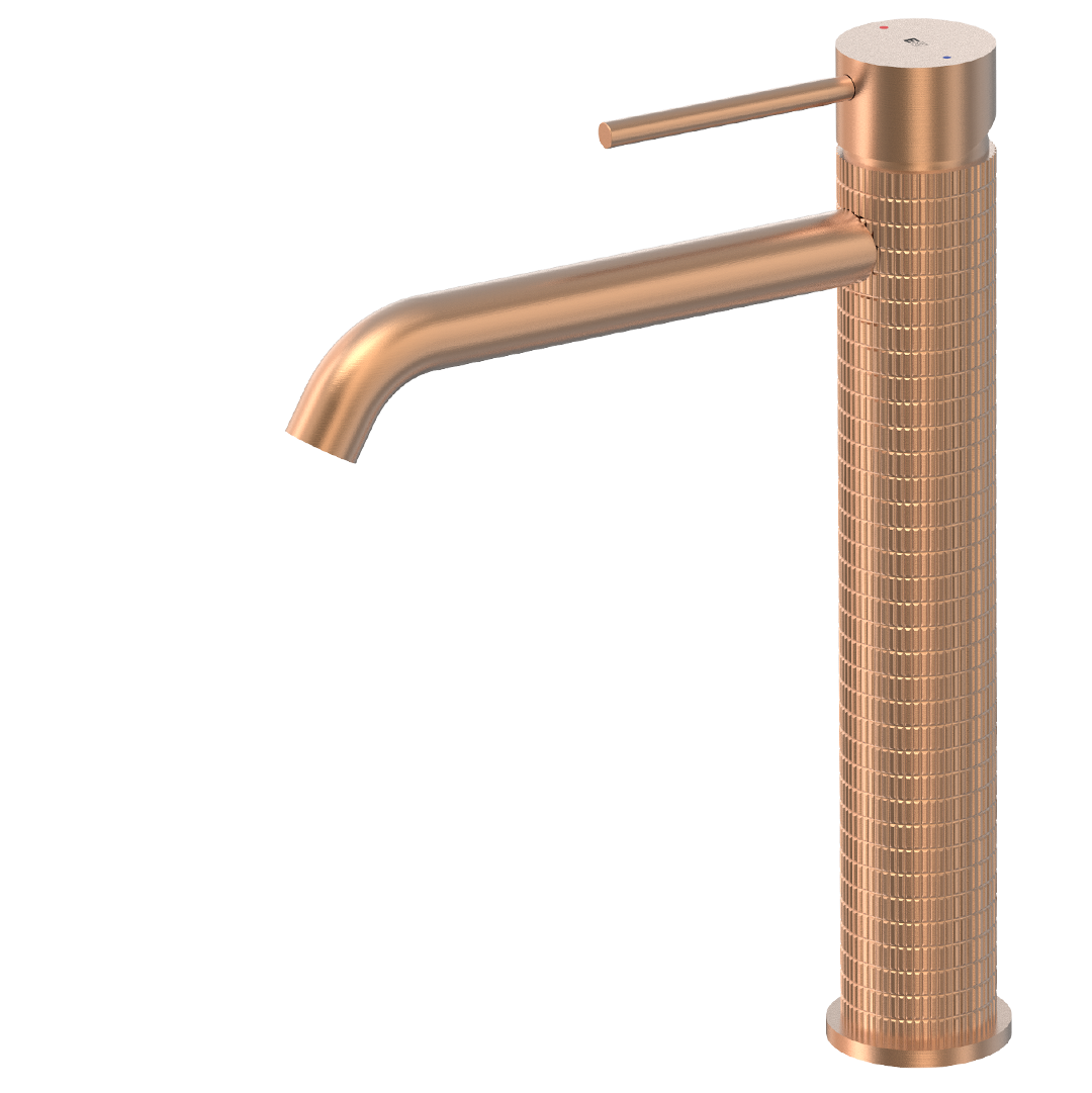 Structur mitigeur lavabo haut cuivre