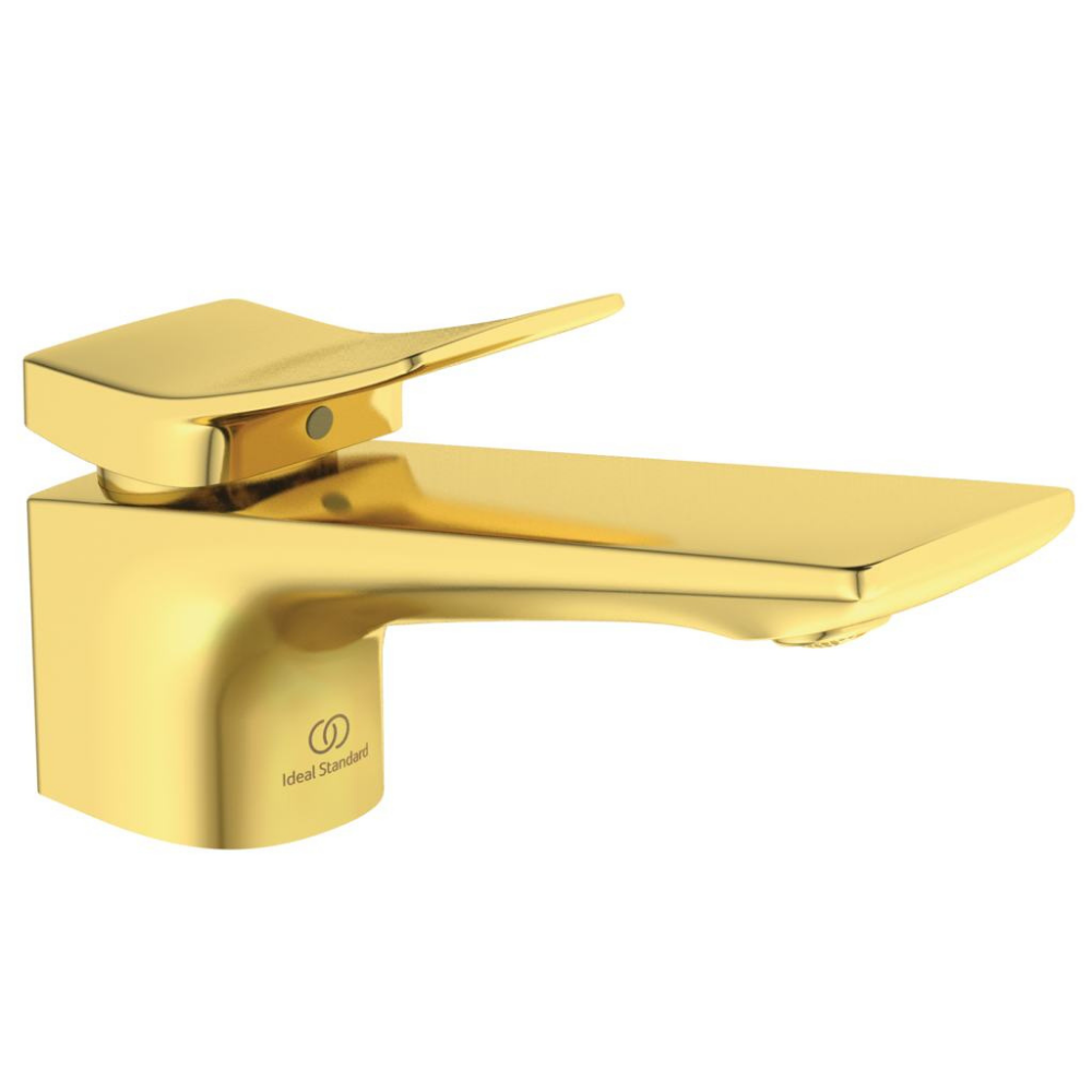 IDEAL STANDARD Mitigeur lavabo Conca avec tirette et vidage, or