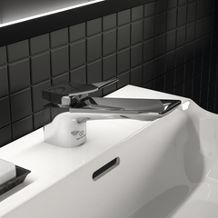 IDEAL STANDARD Mitigeur lavabo Conca avec tirette et vidage chrome 6