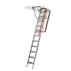 Escalier coupe feu 120min - Hauteur sous plafond 3.05m - Trémie 86x130cm - LMF86130-305 0