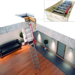 Echelle escamotable - Ouverture du plafond de 92 x 130cm - LML92130-3 3
