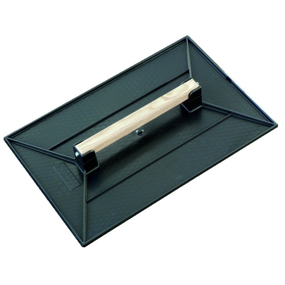 Taloche plastique rectangulaire 42x28cm en PS Choc noir - TALIAPLAST - 300401