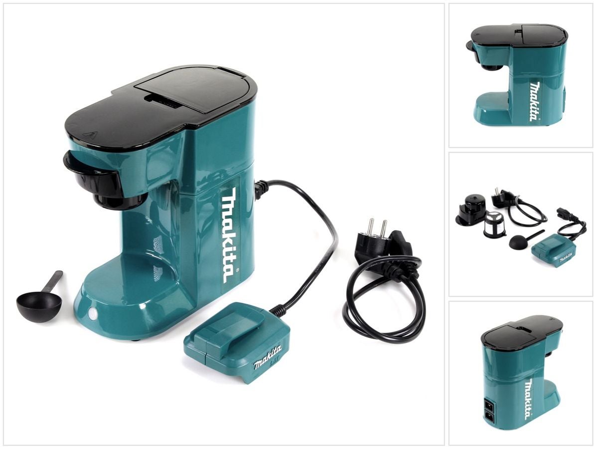 Makita DCM 500 Z 18 V Machine à café sans fil + mode secteur