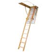 Escalier escamotable bois - Hauteur sous plafond 2.80m - Trémie 70x120cm - LDK70120/280