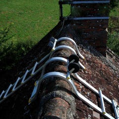 Echelle de toit 5.60m avec crochet (3 echelles 1.55m + 1 crochet) - ECHTOIT/560-E25 3