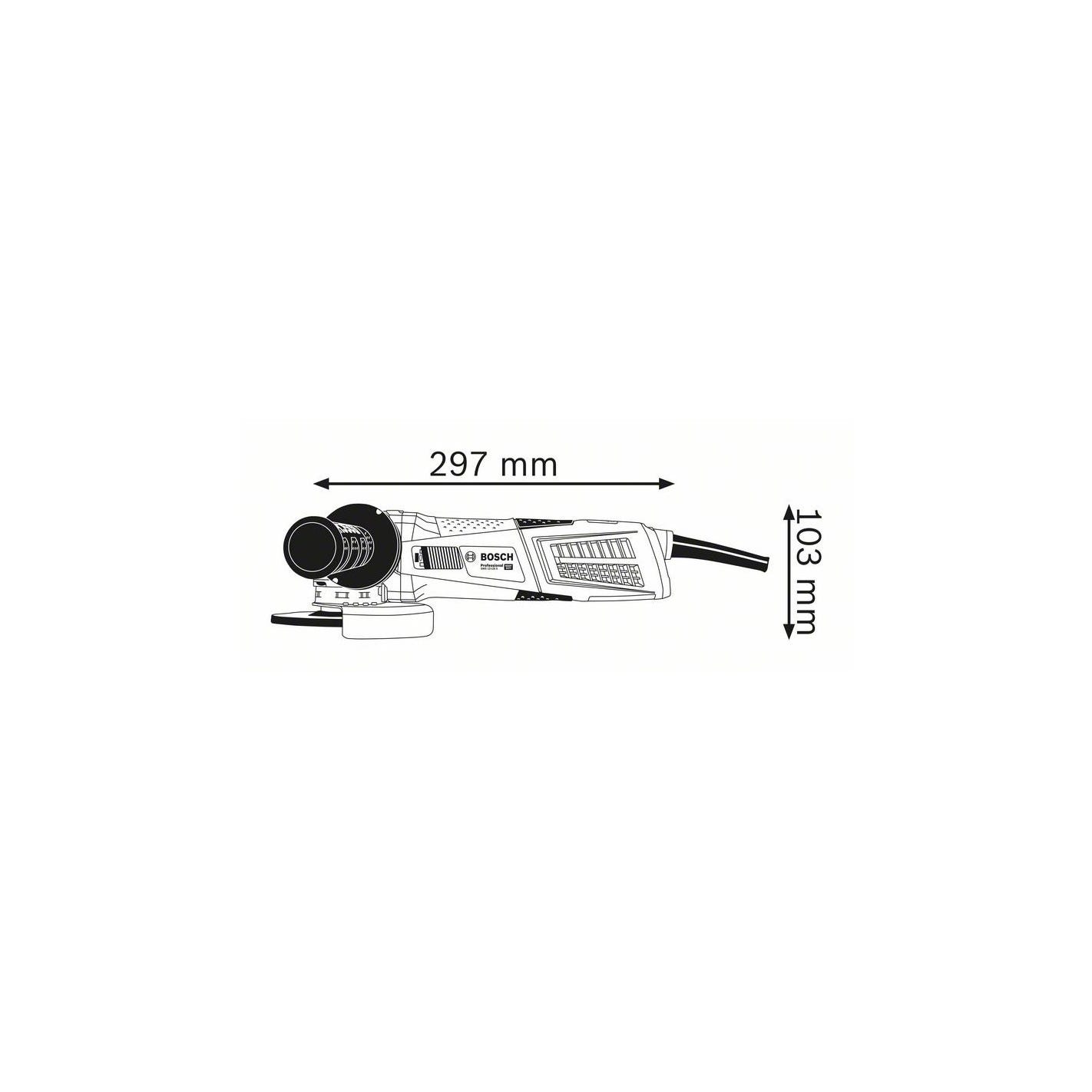 Meuleuse angulaire GWX 13-125 S X-LOCK + 3 disques | 0615990L0U - Bosch 2