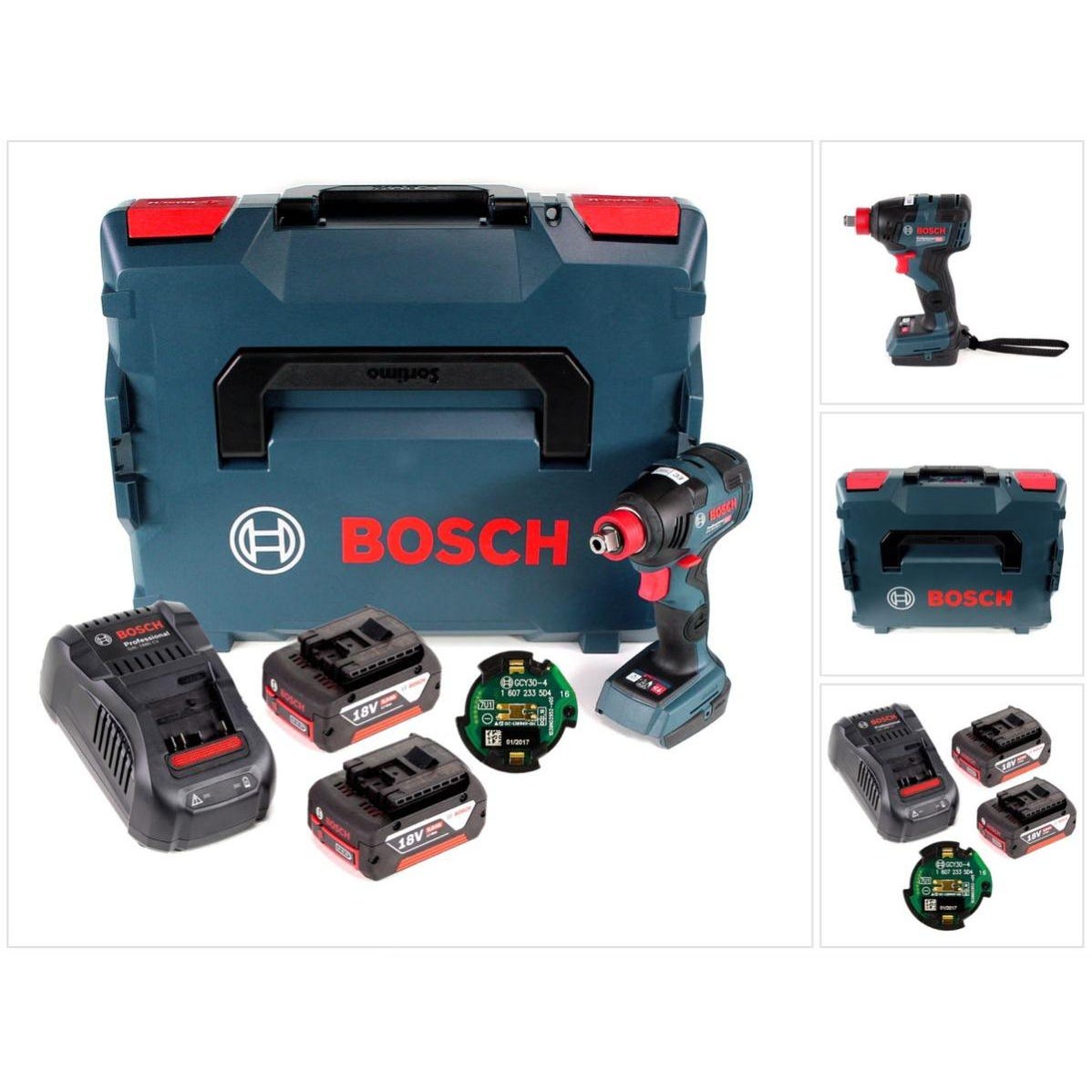 Clé À Chocs Bosch Gdx 18v-200 C (2 X 5,0ah Gal1880cv L-boxx 136) 5