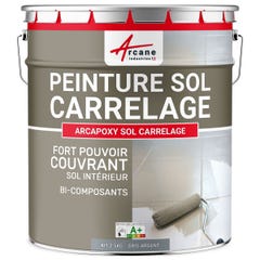 Peinture Résine Sol Carrelage - ARCAPOXY SOL CARRELAGE - 2.5 kg (jusqu'à 12.5 m² en 2 couches) - Gris Argent - RAL 7001 - ARCANE INDUSTRIES 0