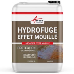 Hydrofuge Terrasse - Imperméabilisant Effet Mouillé - ARCAFUGE EFFET MOUILLÉ - 5 L (jusqu'à 50 m²) - - ARCANE INDUSTRIES 4