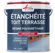 Etancheite Toiture Terrasse Plate - Résine Pu Haute Performance - Arcathan - Ardoise - 4 Kg - Arcane Industries