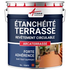 Résine Etanchéité Terrasse Circulable - Peinture / Résine Colorée - ARCATERRASSE - 10 L - Tuile - ARCANE INDUSTRIES 0