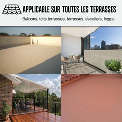 Résine Etanchéité Terrasse Circulable - Peinture / Résine Colorée - ARCATERRASSE - 10 L - Tuile - ARCANE INDUSTRIES 4