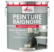 PEINTURE BAIGNOIRE LAVABO - Résine Époxy Rénovation baignoire, lavabo - 1 kg (jusqu'à 3 m² en 2 couches) - Blanc Crème - RAL 9001 - ARCANE INDUSTRIES