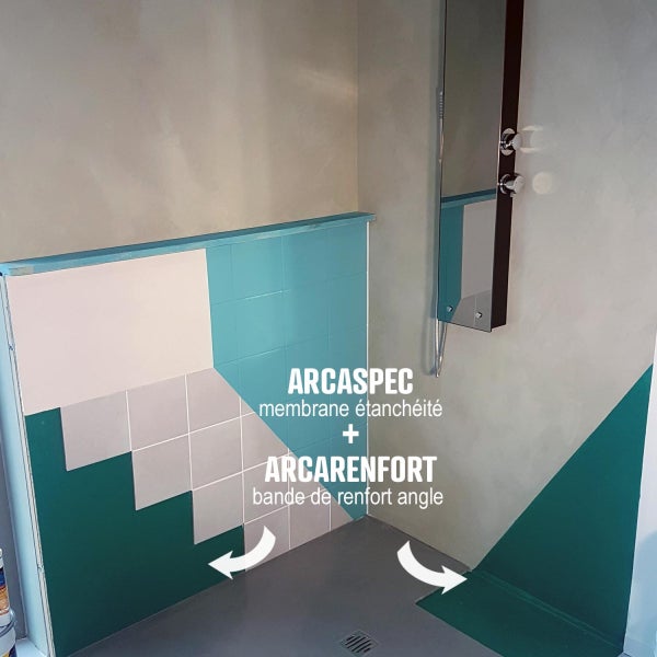 SPEC étanchéité sous carrelage, Kit étanchéité douche et salle de bain - ARCASPEC - 5 m² - - ARCANE INDUSTRIES 2