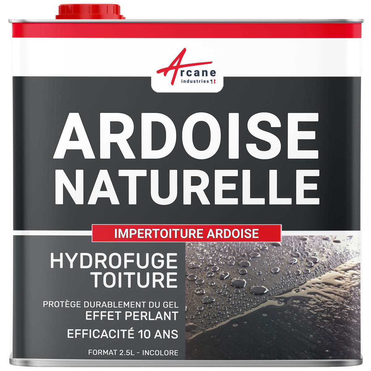 Imperméabilisant Hydrofuge Toiture Ardoise - IMPER ARDOISE - 2.5 L (jusqu'à 12.5 m²) - - ARCANE INDUSTRIES 0