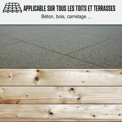 Etancheite Toiture Terrasse Plate - Résine Pu Haute Performance - Arcathan - Beige - Ral 1001 - 4 Kg 2