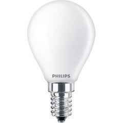 Ampoule LED sphéroïdale PHILIPS - EyeComfort - 4,3W - 470 lumens - 2700K - E14 - 93012 0