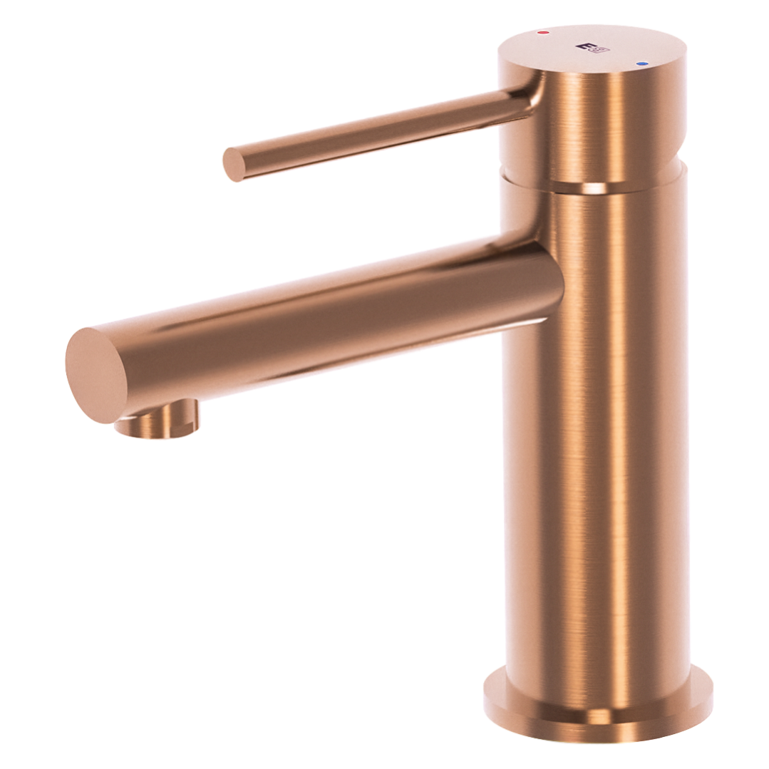 Luisa mitigeur lavabo bas cuivre