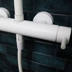 Luisa colonne de douche mécanique blanche 3