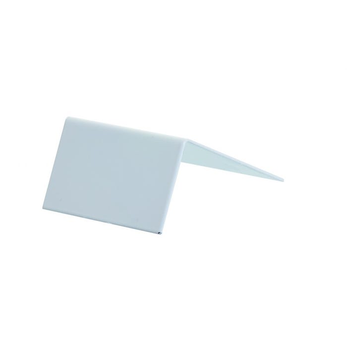 Arrêt de plaque pour profilé porteur adaptable 16/32 mm Blanc RAL 9010, E : 16/32 mm 0