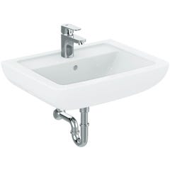 Ideal Standard Eurovit lavabo 600x460x190 mm, un trou pour mitigeur, blanc (V302701) 1