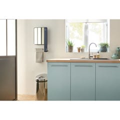 Sèche-serviette électrique soufflant 1800W TELIA avec miroir et barres - ATLANTIC - 720111 1