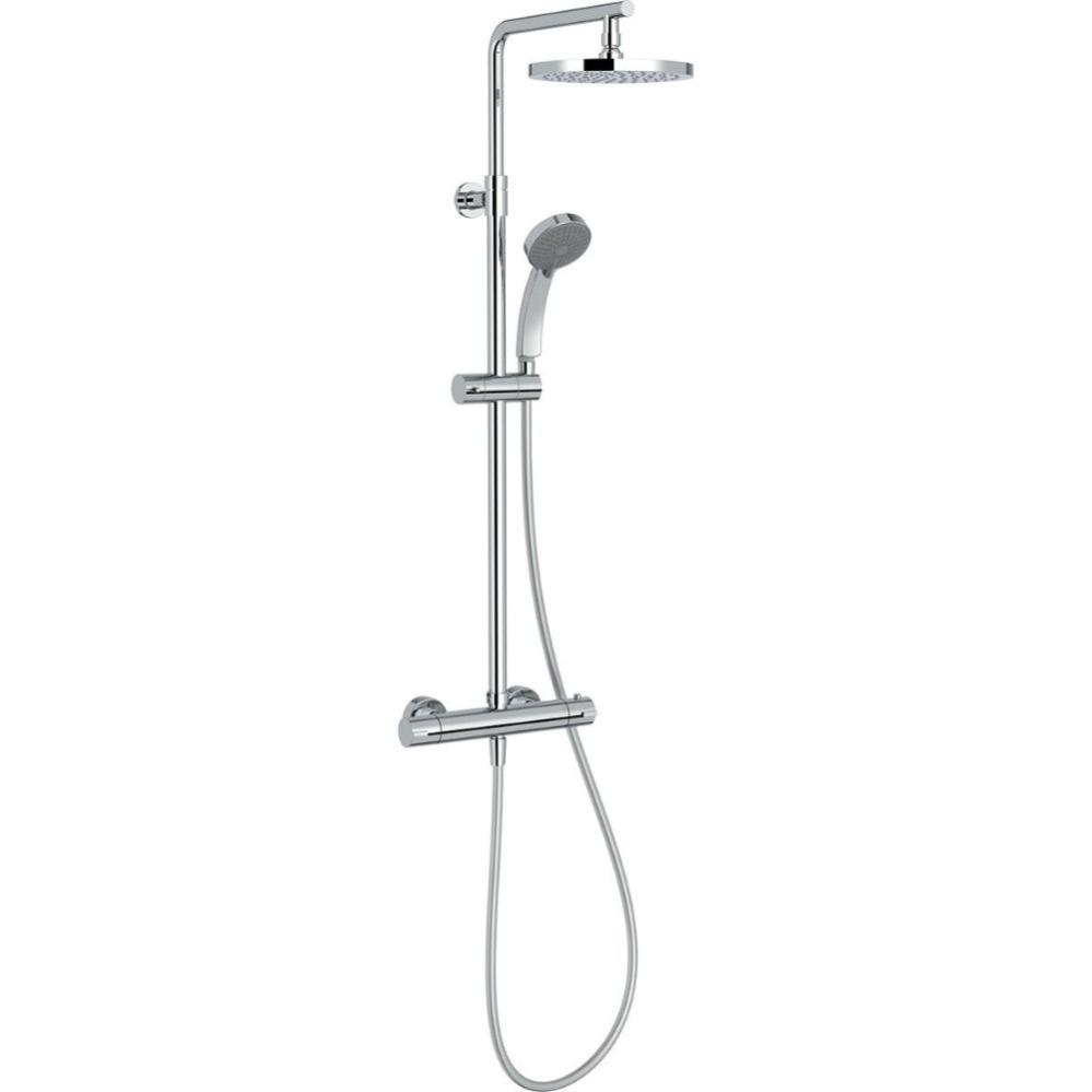 Colonne de douche thermostatique Simone réglable en hauteur