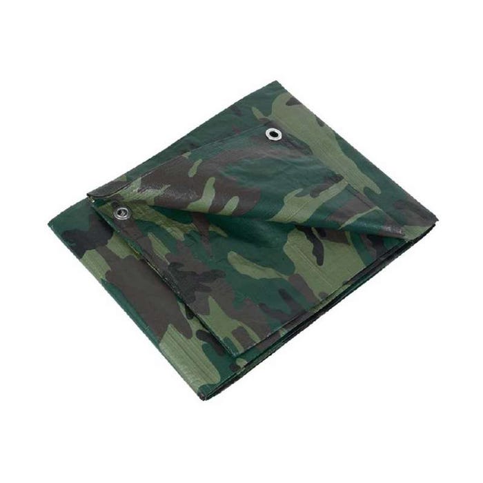 Bache camouflage 130gr/m2, 1,80mx3m 2