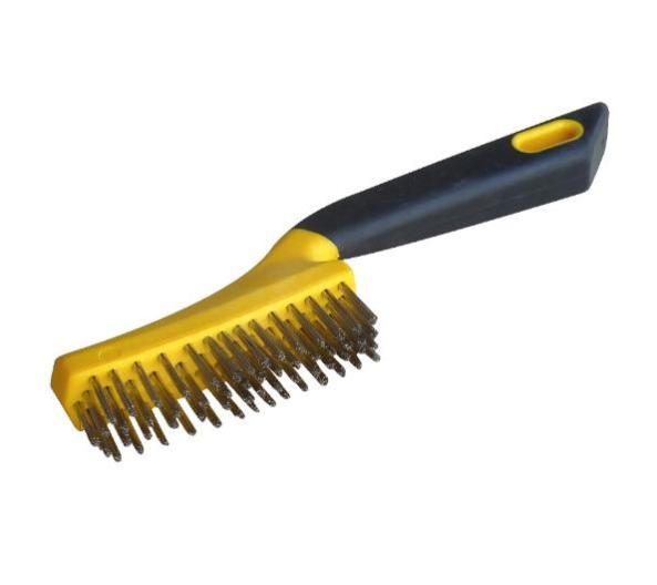 Outifrance - Brosse À Manche Bi-matière Fils Acier Laitonné - 8200205