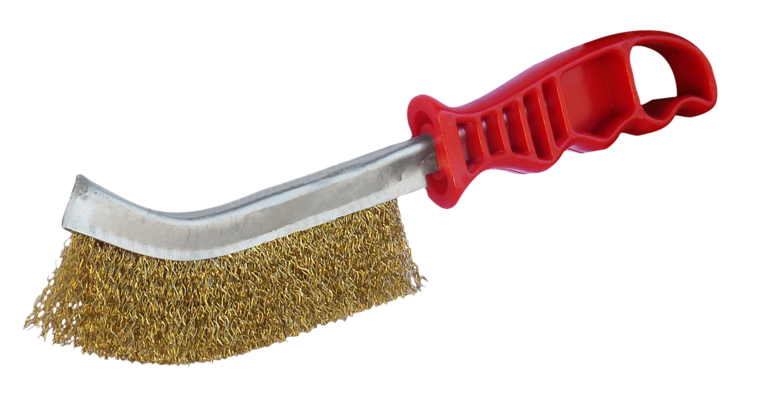 Brosse Metallique Convexe Acier Laitonné