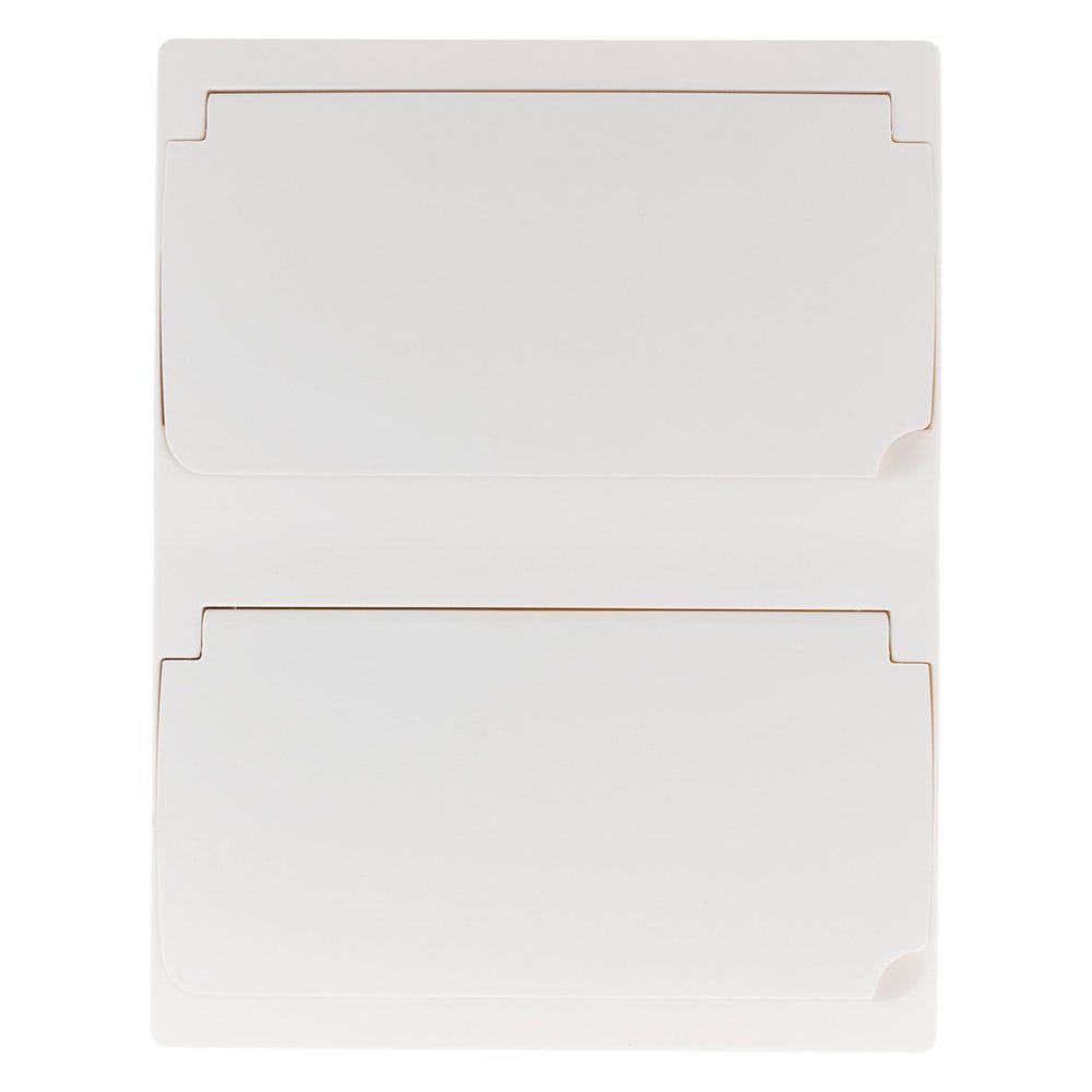 Coffret T3 26 modules Blanc équipé de 9 disjoncteurs et 2 inter. diff. livré avec accessoires - Zenitech 3