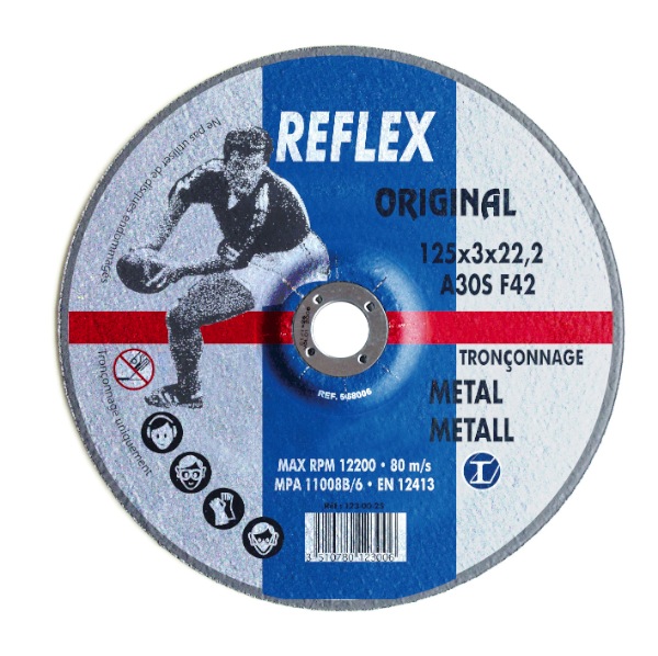 Disque À Tronçonner Ø 125 Mm (métaux À Moyeu Déporté)