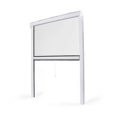 Store Moustiquaire Recoupable PVC Blanc- L 130 x H 160 cm - unitaire