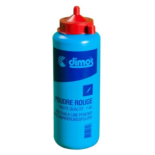 DIMOS - Poudre rouge haute qualité - pot 1kg - Réf: 155526