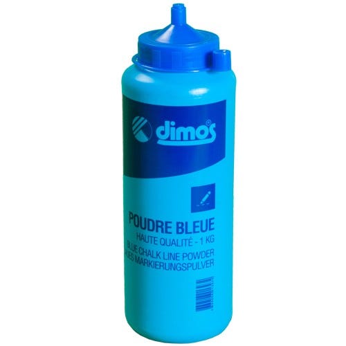 Pot de 1 kg poudre à tracer bleue haute qualité DIMOS 1