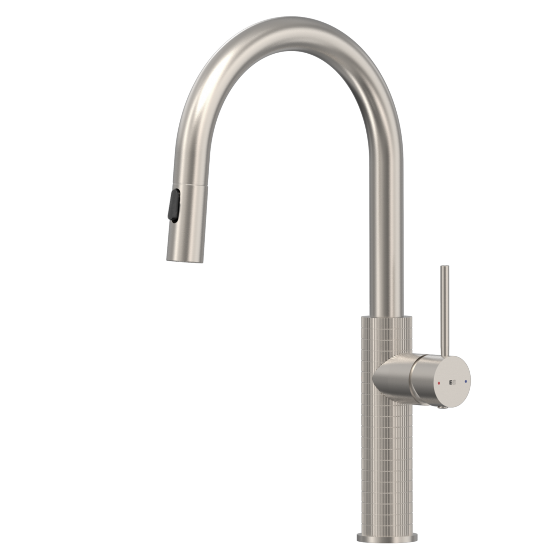 Structur mitigeur évier douchette extractible façon inox