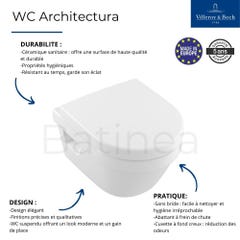 Combi-Pack Ovale- Architectura- Directflush blanc - Combi-Pack Ovale- Architectura- Directflush blanc 6