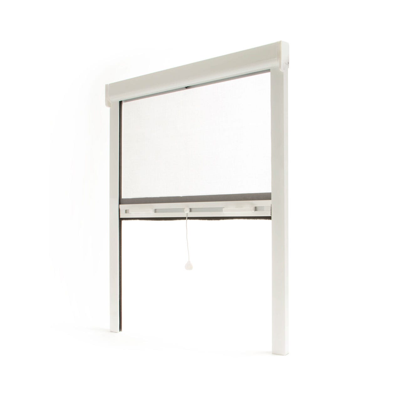 Store Moustiquaire Luxe Recoupable - AVOSDIM Alu Blanc - L 125 x H 160 cm 0