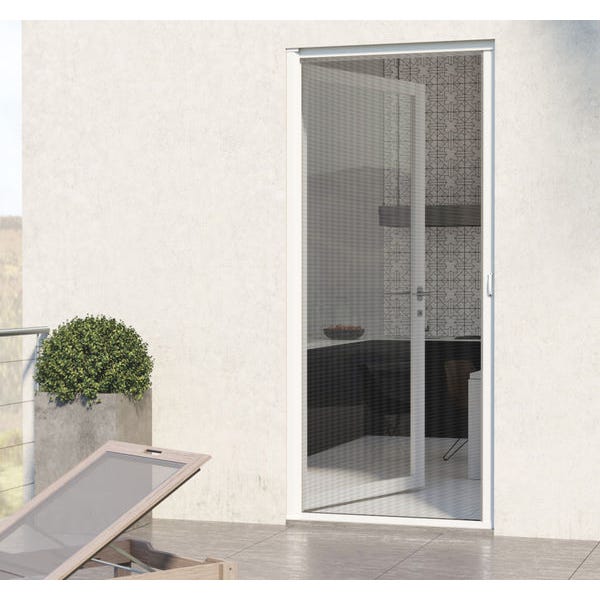 Store Moustiquaire Recoupable pour Porte AVOSDIM en Alu Blanc - L 140 x H 230 cm - unitaire 2