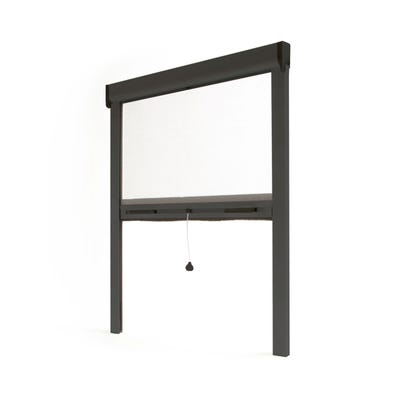 Store Moustiquaire Luxe Anthracite Ral7016 - L1250 X H1600mm