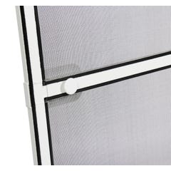 Moustiquaire porte battante Aluminium - L 215 x H 100 cm - Gris 3