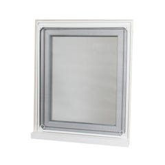 Moustiquaire cadre aimanté sans perçage - L 130 x H 160 cm - Blanc 1