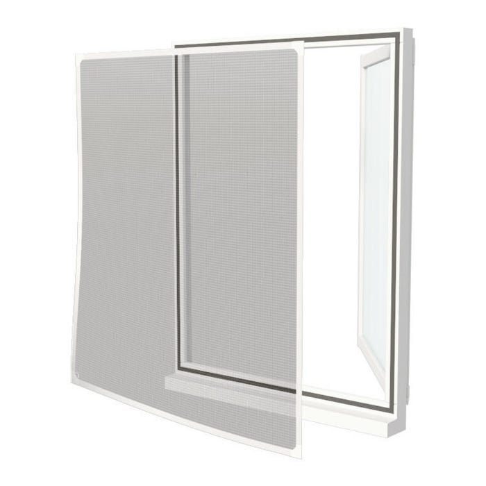 Moustiquaire cadre aimanté sans perçage - L 130 x H 160 cm - Blanc 0