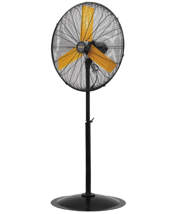 Ventilateur 118W Coaxial 76 cm avec trépied avec 3 pales aciers Stanley