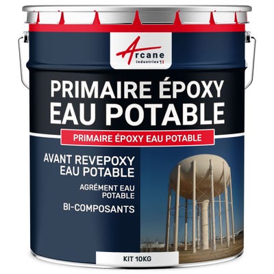 Primaire epoxy pour eau potable - PRIMAIRE EPOXY EAU POTABLE - 10 kg - Incolore - ARCANE INDUSTRIES 0