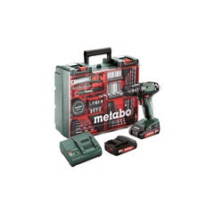 METABO perceusse percussion SB18 + atelier mobile + 2batteries 2Ah 0